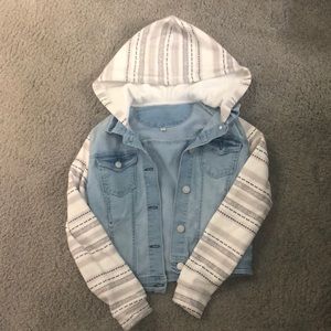 Jean/ sweatshirt Jacket